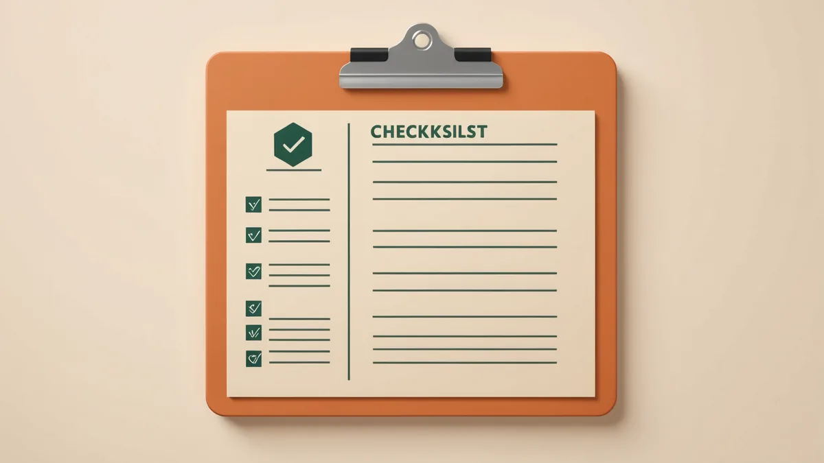 Abstract checklist